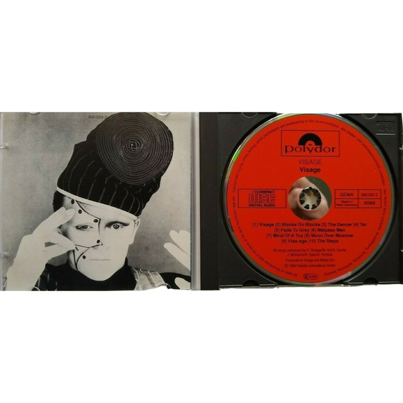 Visage CD Album RARE Early Red Label West German SynthPop New Wave Steve Strange - Picture 1 of 5